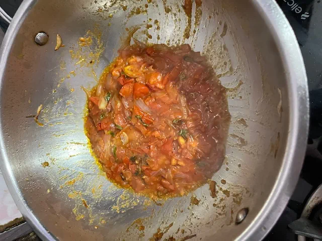 cook the masala