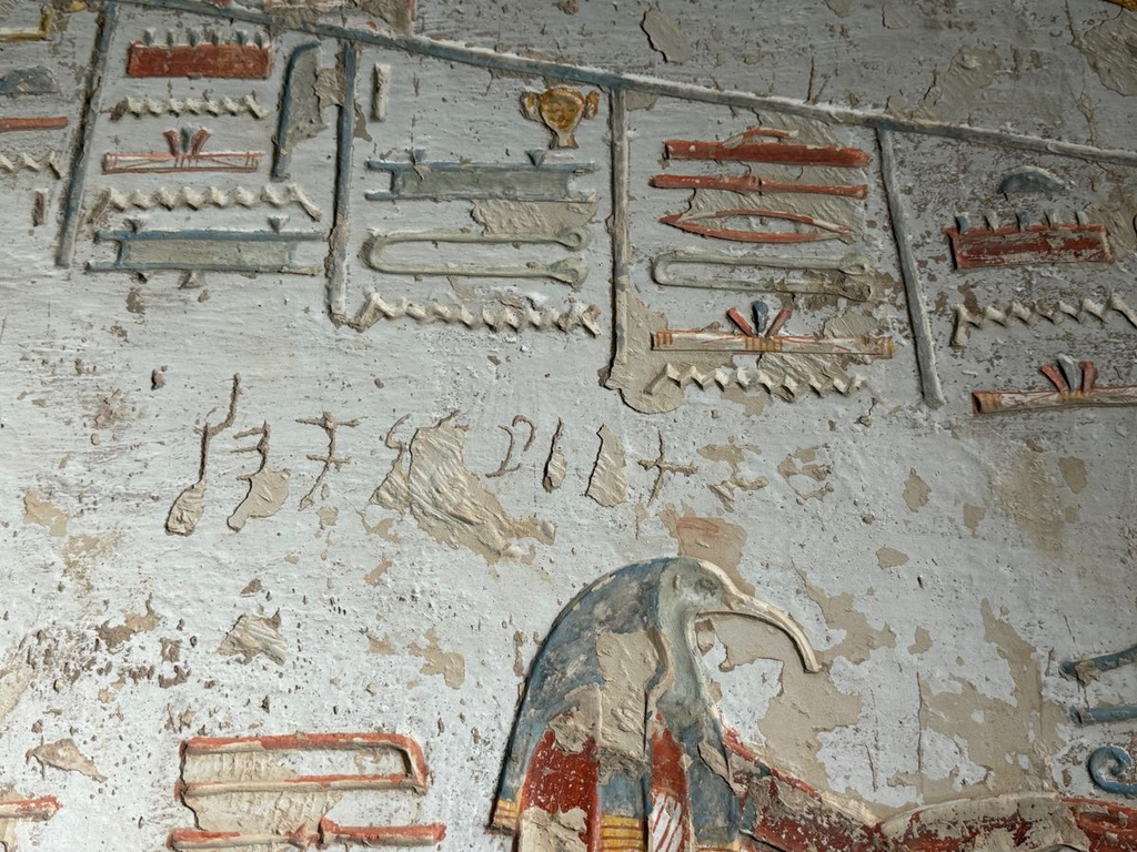 From Words Lost in the Air to Words Written by AI 3 Ancient inscription left by an Indian traveller inside an Egyptian tomb around 1,800 years ago